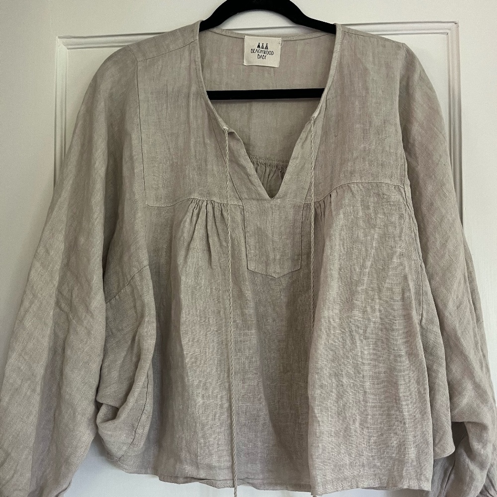 Beachwood Baby Linen Top